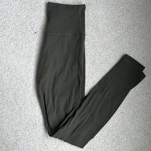 Lululemon Align leggings - Dark olive 28”